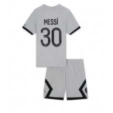 Paris Saint-Germain Lionel Messi #30 Bortedraktsett Barn 2022-23 Kortermet (+ korte bukser)